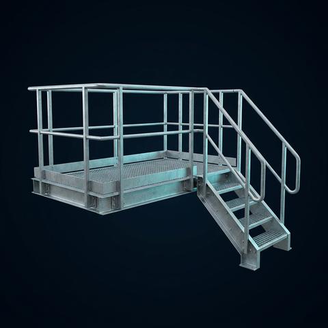 Steel platforms