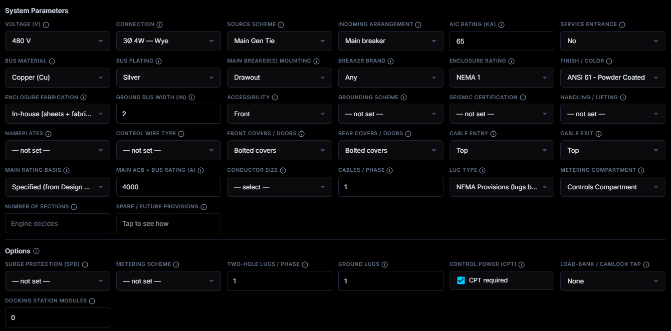 Forge Epic configurator, System Design